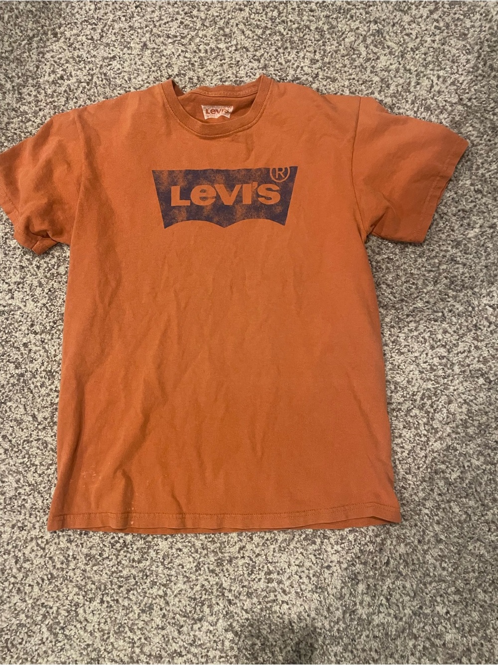 Levi's Men's Rust Orange Logo Tee